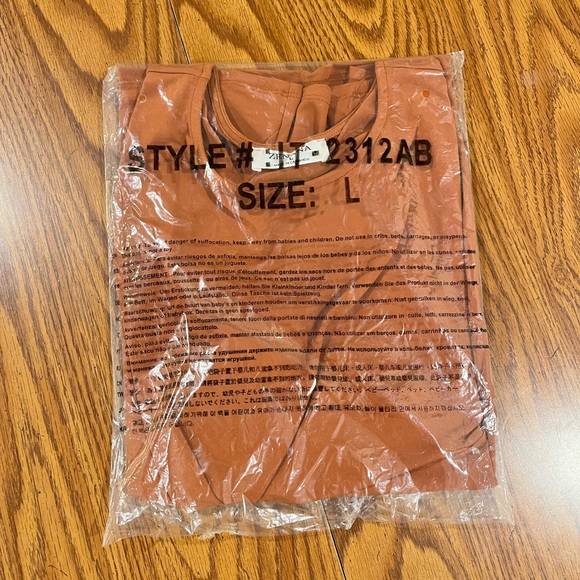 Zenana Burnt Orange Tank Top - Size Large - Picture 8 of 8